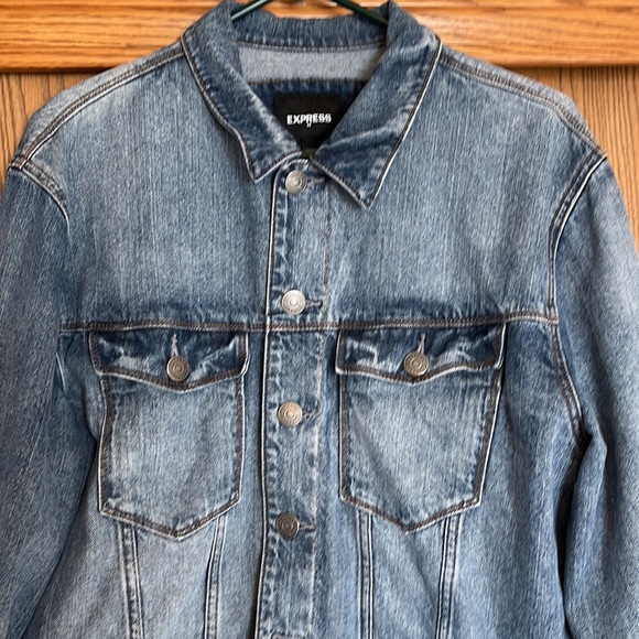 Express denim jacket. Great addition to your wardrobe for any occasion. EUC - Picture 2 of 3
